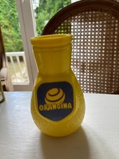 625⚜️ Ancien Porte-Paille Publicitaire Bistrot Orangina en Opaline Jaune Vintage