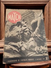 Magazine rétro Paris Match 1940 ancien journal vintage collection presse France