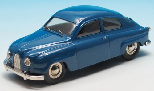 1961 saab bleu 43 métal - saab,