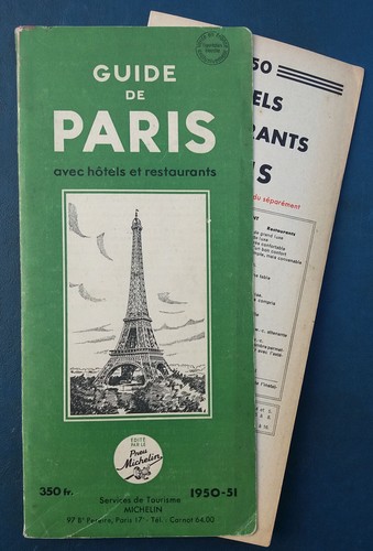 Michelin guide vert paris - guide,