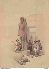 Art - Peinture - David Roberts - Two Colossi at Wady - Saboua 1838 - Carte Neuve