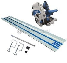 SCIE CIRCULAIRE PLONGEANTE RAIL DE GUIDAGE 1400MM ET ACCESSOIRES SCHEPPACH PL75