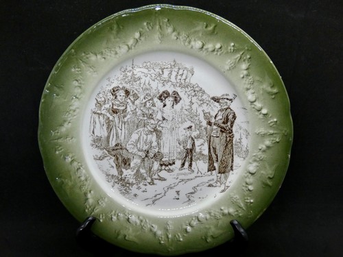 Ancienne assiette dessert - assiette,