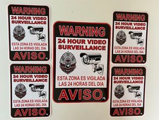 SECURITY SIGN 10 INCHES LARGE