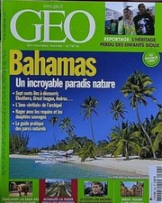 revue magazine geo bahamas N° 358