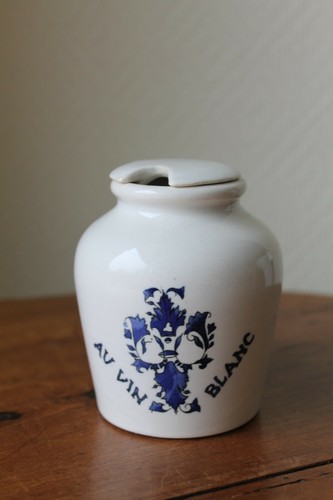 Ancien moutardier faïence - ancien,