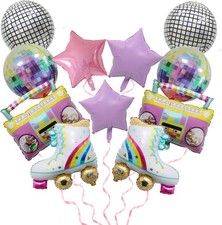 Lot de 11 ballons arc-en-ciel