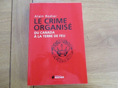 Crime organise canada a - organise, du