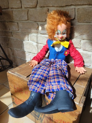 Clown vintage tissus rétro - tissus,