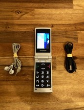 Téléphone Portable Hyundai Doveo -Dual Sim -Débloqué-Chargeur-Écouteurs-Vintage
