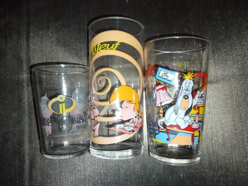 Lot verres vintage de - verres,
