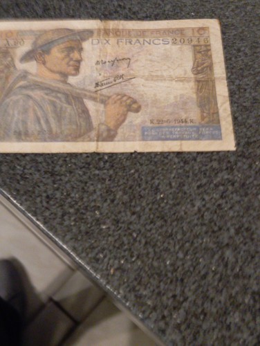 Billet français ancien - français, 10