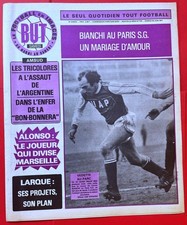 FOOTBALL BUT n°475 de 1977 FINALE TOURNOI de PARIS CARLOS BIANCHI ARRIVE AU PSG