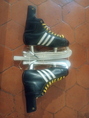 Paire patins glace - de, À