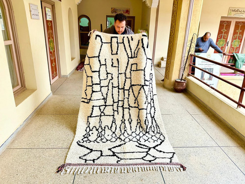 Tapis laine berbère - tapis, en
