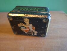 BOITE EN TOLE LITHO ECHANTILLON , BISCUITS HUNTLEY PALMER PAR RENE VINCENT