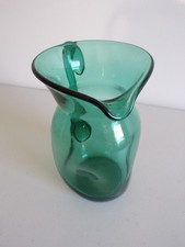 PICHET EN CRISTAL COLORE VERT