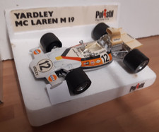 YARDLEY MCLAREN M19 1973 N°12  F1 ECH: 1/25 POLISTIL FX5 AVEC BOITE