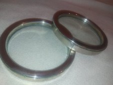 Lot 2 Sous Verre Métal/Verre -  Type Hublot.