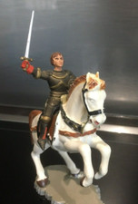 STARLUX MOYEN AGE, JEANNE D'ARC - CHEVALIER , SOLDAT , JOUET ancien, figurine