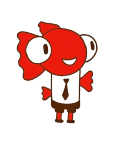 Stickers poisson rouge - poisson,