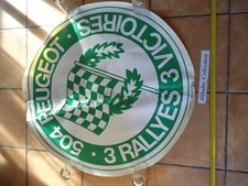 POSTER  AFFICHE ORIGINALE STICKER AUTOCOLLANT PEUGEOT 504 RALLYE PUB VOITURE CAR