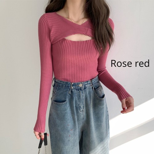 Femme pull découpe manches - pull,