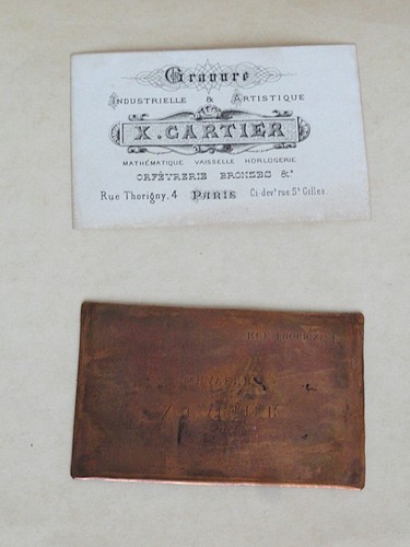 Plaque matrice cuivre - matrice,