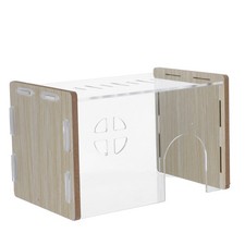  Petit cachette d'animaux de compagnie masquage acrylique pour hamster hamster