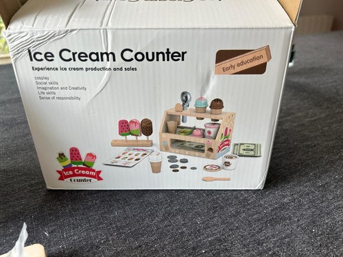 Jouet bois comptoir à - bois,
