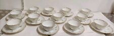 Lot De 12 Tasses /Sous Tasse Porcelaine Dure Lamotte Sologne France ( Réf : Mag)