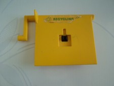 PLAYMOBIL vintage city camion poubelle porte basculante jaune set 3121 de 2000