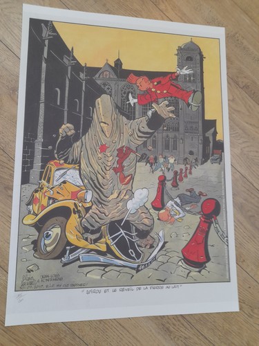 Affiche numérotée spirou - affiche,