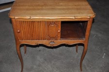 Desserte Chevet Chiffonnière ❤️ Table Rideaux - Bois de Chêne - Années 1900