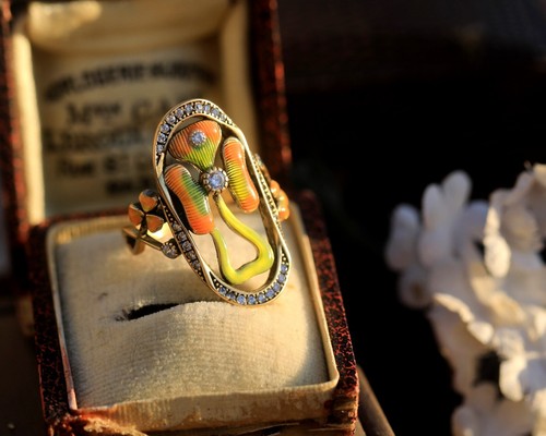 Bague doré antique réglable - doré,