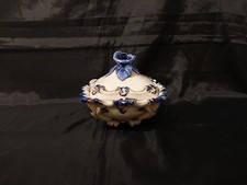 boite à bijoux,à biscuits en céramique italienne val del brenta