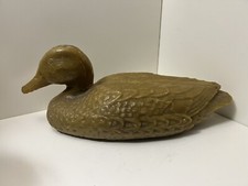 Appelant ancien - Canard en ( Cire ? )- Appeau - Chasse - Leurre - Sculpté -Art
