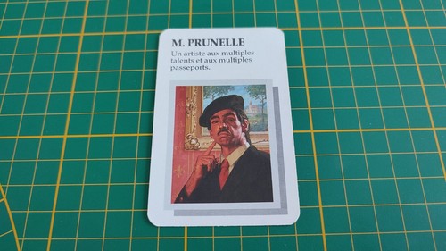 Carte prunelle pièce - carte, m.