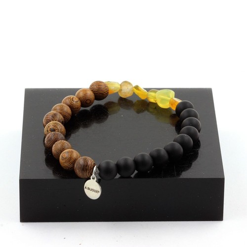 Bracelet opale jaune - opale,