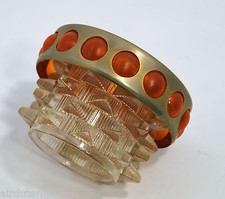 RARE TULIPE LUMINAIRE de créateur DESIGN 1960 1970 verre pressé moulé