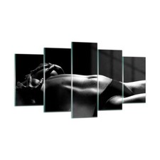 Impression sur Verre 160x85cm Tableaux Image Photo Anatomie femme nue Decoration