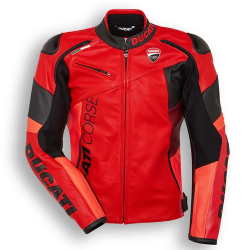 Ducati leather jacket - leather,
