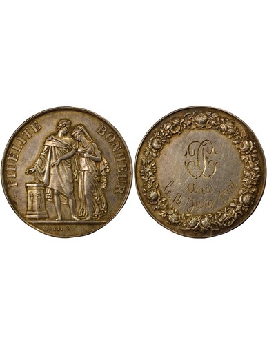 France mariage médaille - france,