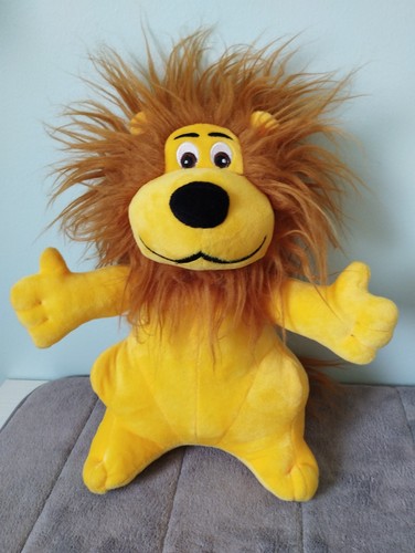 Peluche lion mascotte lcl - lion,