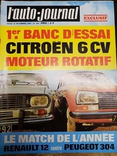 L'AUTO JOURNAL 1969 494 ESSAI