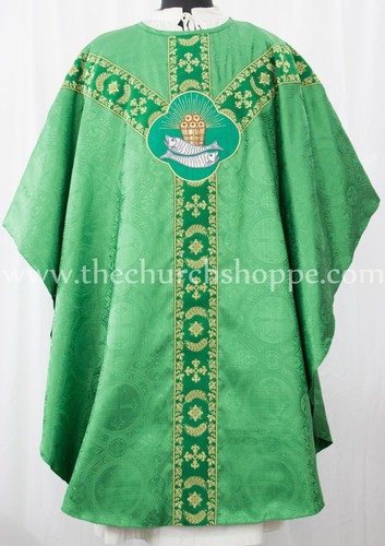Vert gothique chasuble - vert,