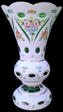 Ancien vase cristal - ancien,