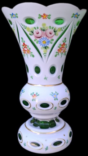 Ancien vase cristal de - ancien,