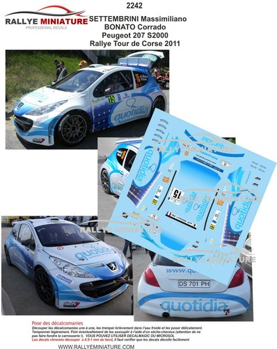Decals ref 2242 - decals, 1/43