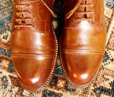 N° 23 - CHAUSSURES BALLY LYON brogues tabac T 8 ( 42) TBE